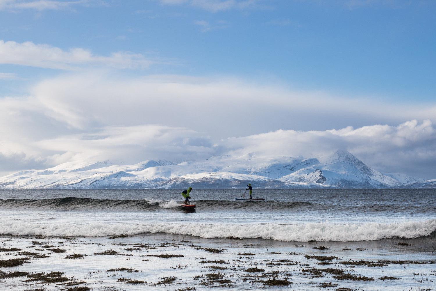 Yllätyksenä SUP-surffit Lyngenissä